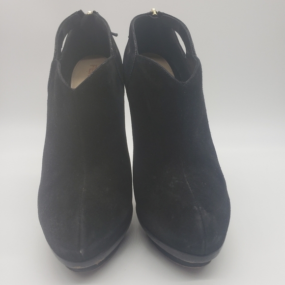 934- FENDI Women's Platform Ankle Booties Made in Italy 36 1/2 EU 6 US - Picture 3 of 10